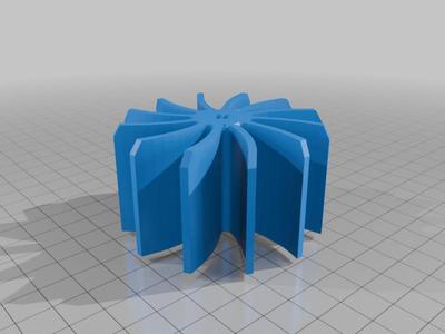turbine / procharger blade for lego vacuum engines