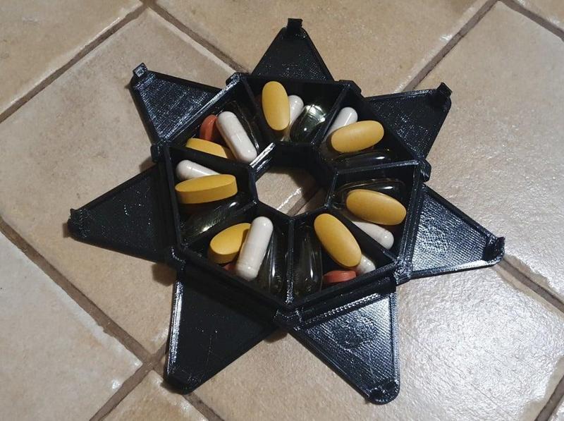 7-day Pill Box: Multiple Sizes Available