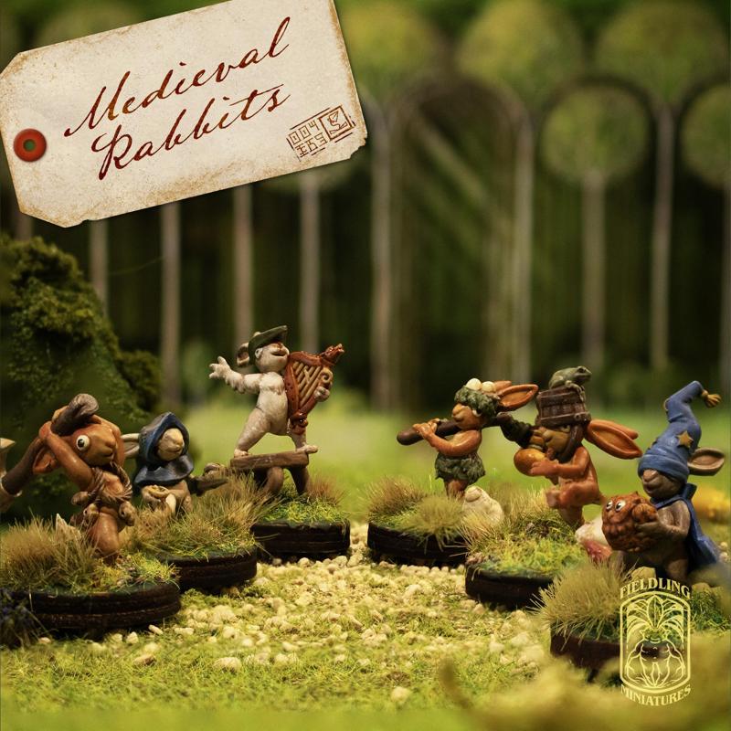 Medieval Rabbits - 6 D&D Classes - Murderous Bunnies
