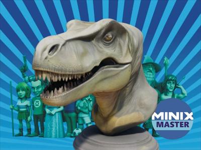 bust of tyrannosaurus rex