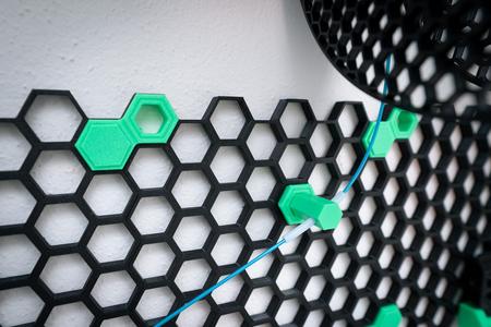 PTFE Tube Holder for Honeycomb storage wall