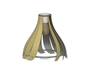 Lotus 14 - Ceiling lampshade