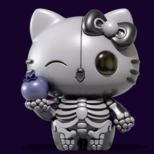 Hello Kitty Skeleton
