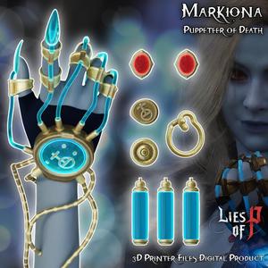 Fantasy Markiona, Puppeteer of Death Gauntlet and Accessories from Lies of P Overture