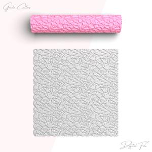 Wrinkled Paper Texture Roller For Polymer Clay, Paper Clay Texture Rolling Pin, Clay Tool, No: 1429