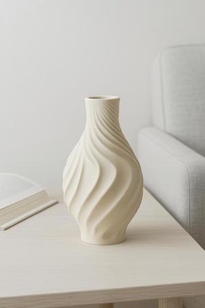 Spiral Breeze Vase – Elegant Twisted Design, Modern Minimalist Home Decor