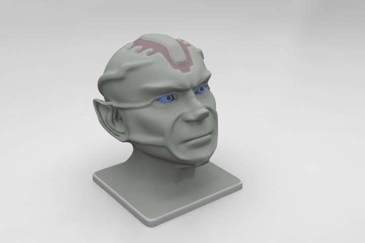 Alien Vulcan Head