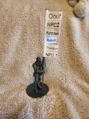 Initiative Tracker - Knight with lance