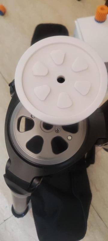 The tripod enhancement plate for tighten 3/8 inches screw