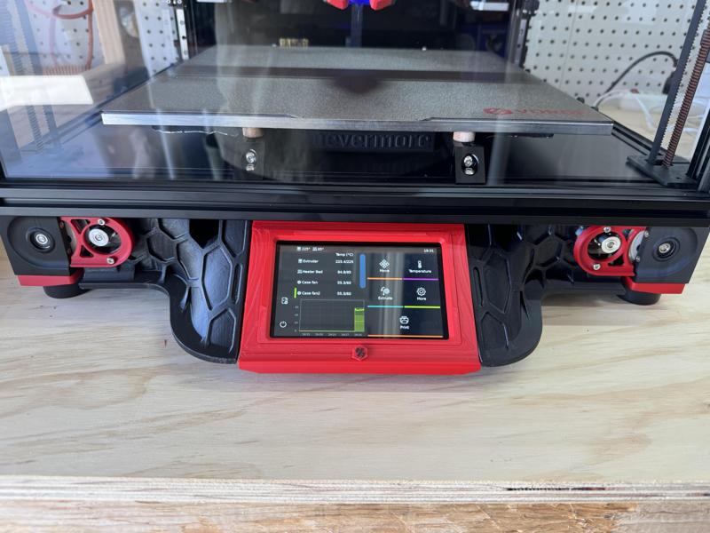 BTT HDMI5 Screen Mount For Voron 2.4 extended for Clicky Clack Fridge door!