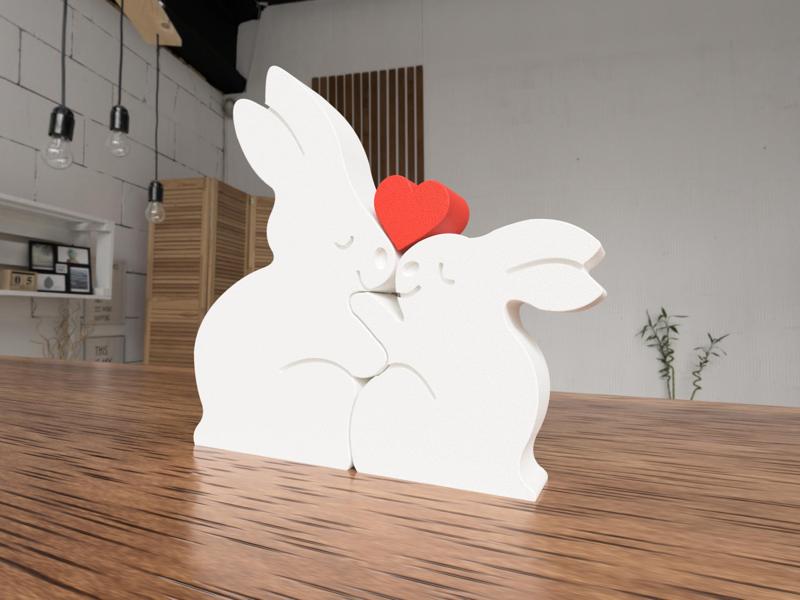 Bunny Family Decoration | 2 components