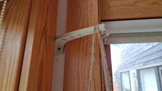 Corner hook for hanging plants