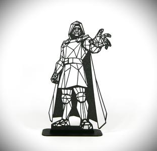 Geometric Low Poly Dr Doom