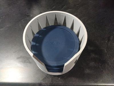 tuperware lid holder