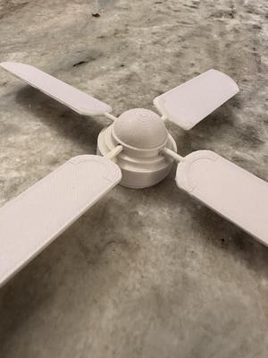 Dollhouse Scale mini Ceiling Fan miniature