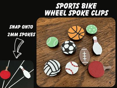 Sports Bike Wheel Spoke Clips