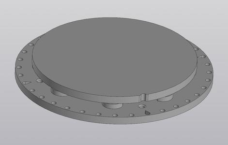 Turntable with 10 degrees step
