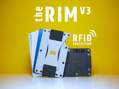 The RIM Wallet - RFID Blocking Minimalist Wallet