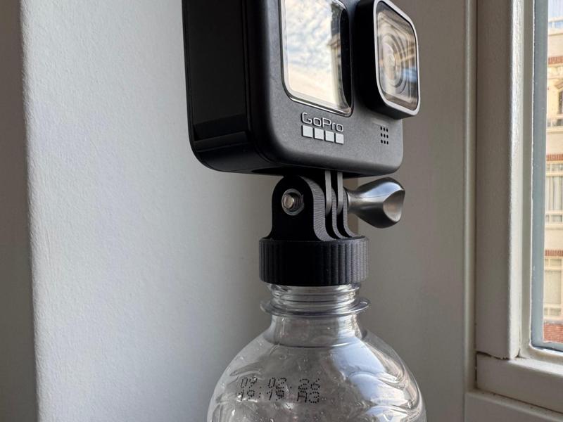 GoPro Bottle Mount Compact & Travel-Friendly