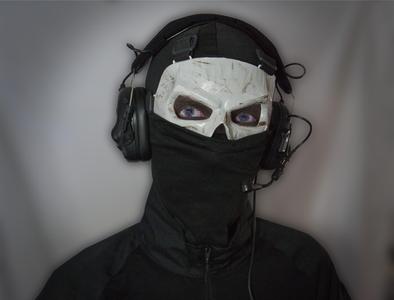 Ghost Red Team 141 Operator Mask (with Sewing Holes)