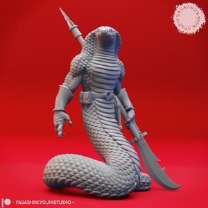 Yuan-Ti Halberd - Tabletop Miniature
