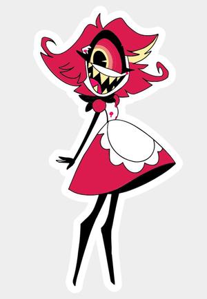 Fanart Suncatcher - Master Maid, Cook and Pest Control Aficionado Niffty from Hazbin Hotel