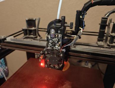 Bambu Hotend Eva 2.4 adapter with Bltouch, kusba adxl345 for Mercury One.1 ZeroG