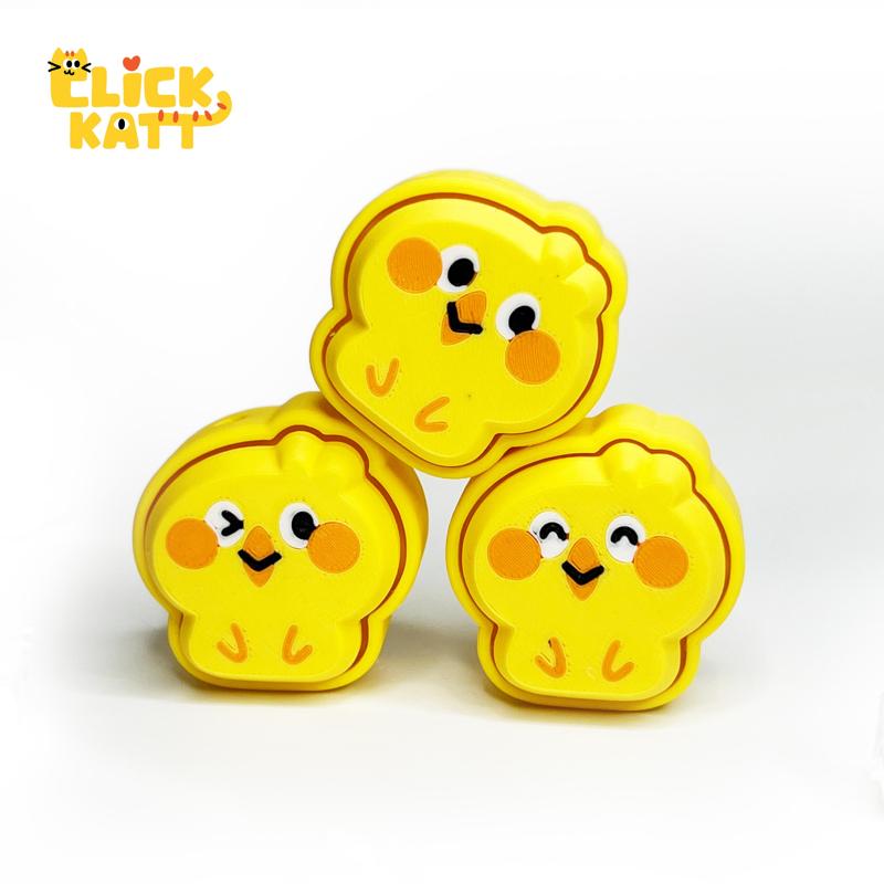 Chick - Clicker Fidget Toy Keychain