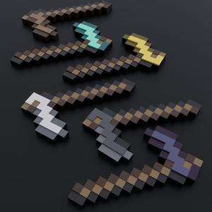 Minecraft Hoe (Layered for Multicolor and single color printer)
