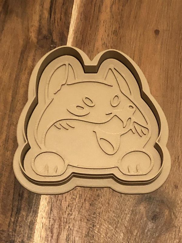 Shiba Inu Cookie Cutters and Stamps