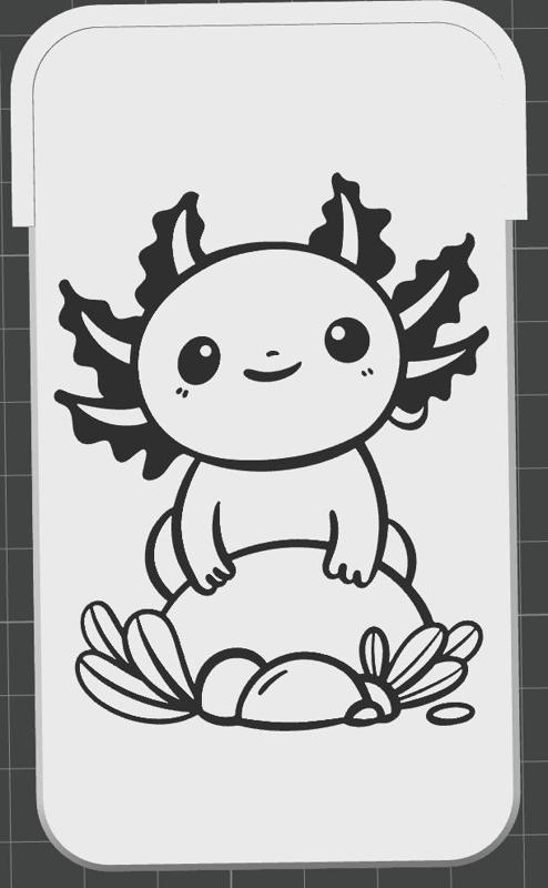 Axolotl 4 Diamond Dot Tray