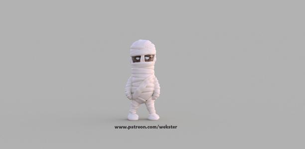 Mini Mummy - single and multimaterial version