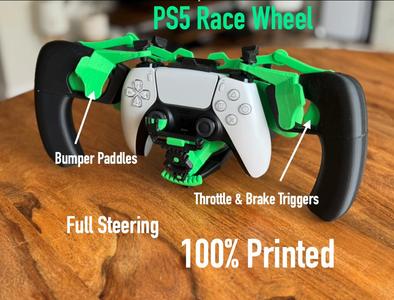 PS5 Controller Racing Wheel 100% 3D printed