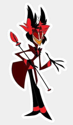 Fanart Suncatcher - Alastor the Radio Demon from Hazbin Hotel