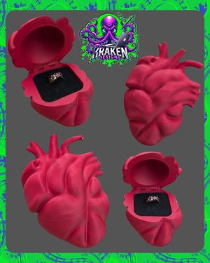 Anatomical Heart Ring/Jewellery Box 
