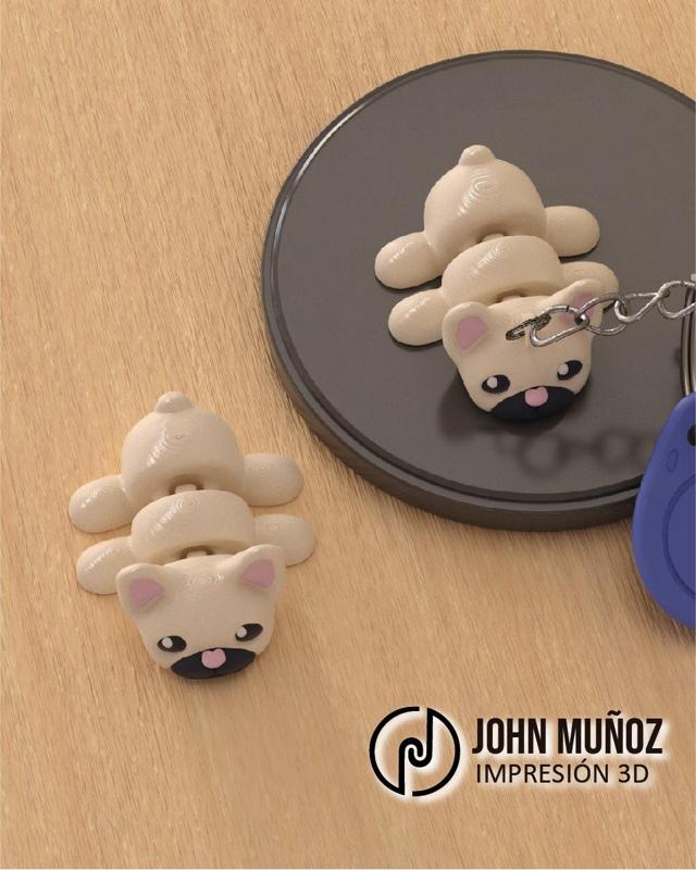 Toby el Bulldog - Articulated Version & Keychain