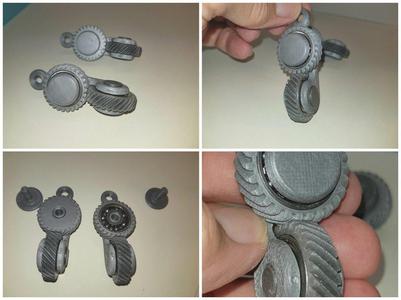 Keychain helical gear