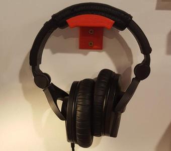 simple wall mounted headphone mount