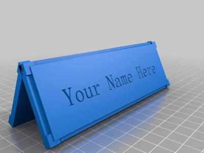 Custom Nameplate - 140x45mm