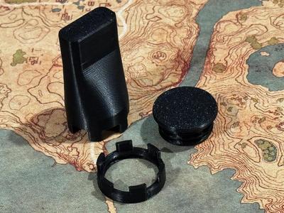 24mm Arcade Button Hole Plug + Wrench   