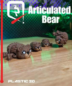 Articulated Brown Bear