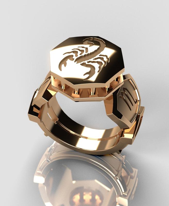 Scorpio Zodiac Ring
