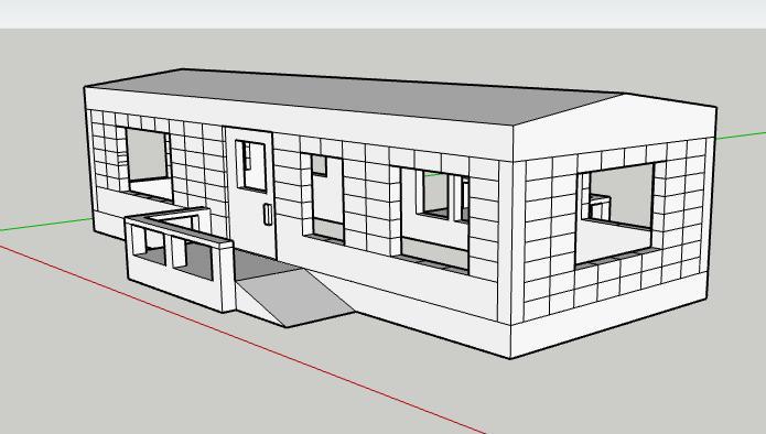 Mobile home N scale HYPER REALISTIC DETAIL!