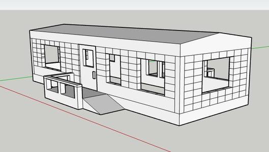 Mobile home N scale HYPER REALISTIC DETAIL!