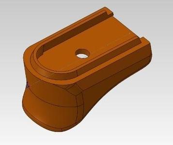 XDS magazine grip extension