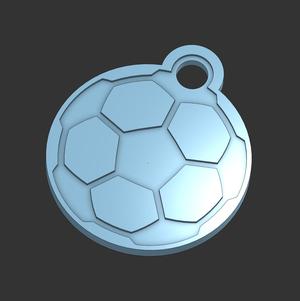 Soccer Keychain