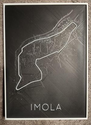 Imola Circuit F1 - HueForge