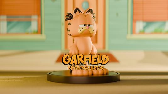 Garfield Figurine - Iconic Cartoon and Comic Character Art