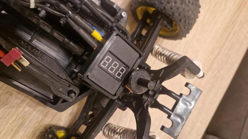 Bracket for Lipo Warner / 1:10 RC car Tamiya   