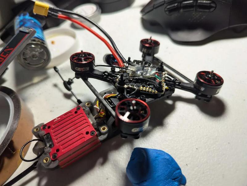 25.5x25.5 (M2) ELRS Nano Receiver Holder/Mount   